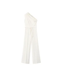 Mango Women's Asymmetric Belt Jumpsuit