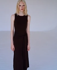 Mango Women's Bow Detail Knitted Dress