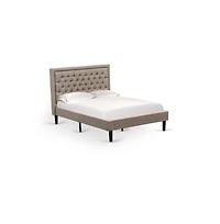 East West Furniture KD16F-1VL0C 2 Piece Wood Bedroom Set