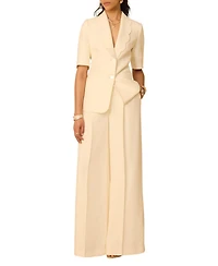 Mint Velvet Women's Scallop Short Sleeve Blazer