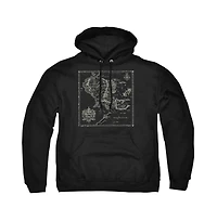 Lord Of The Rings Men's Map Me Graphic Classic-Fit Pull-Over Hoodie