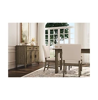 A-America Leucadia Ladderback Side Chair with Upholstered Seat (2 pack), Toasted Java