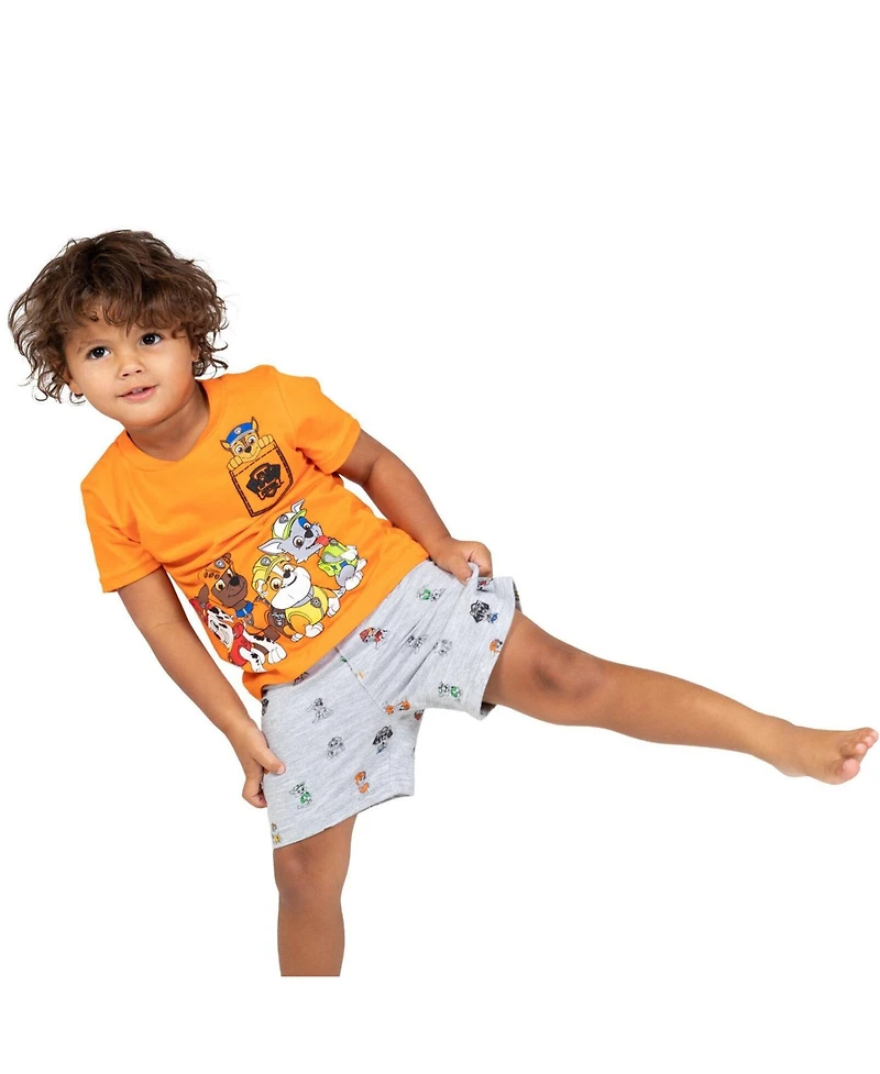 Paw Patrol Big Boys T-Shirt and French Terry Shorts Outfit Set