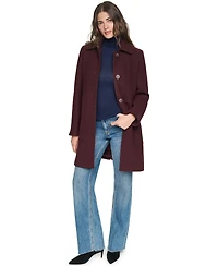 Andrew Marc Women's Emmeline Wool-Blend Belted Slim Coat