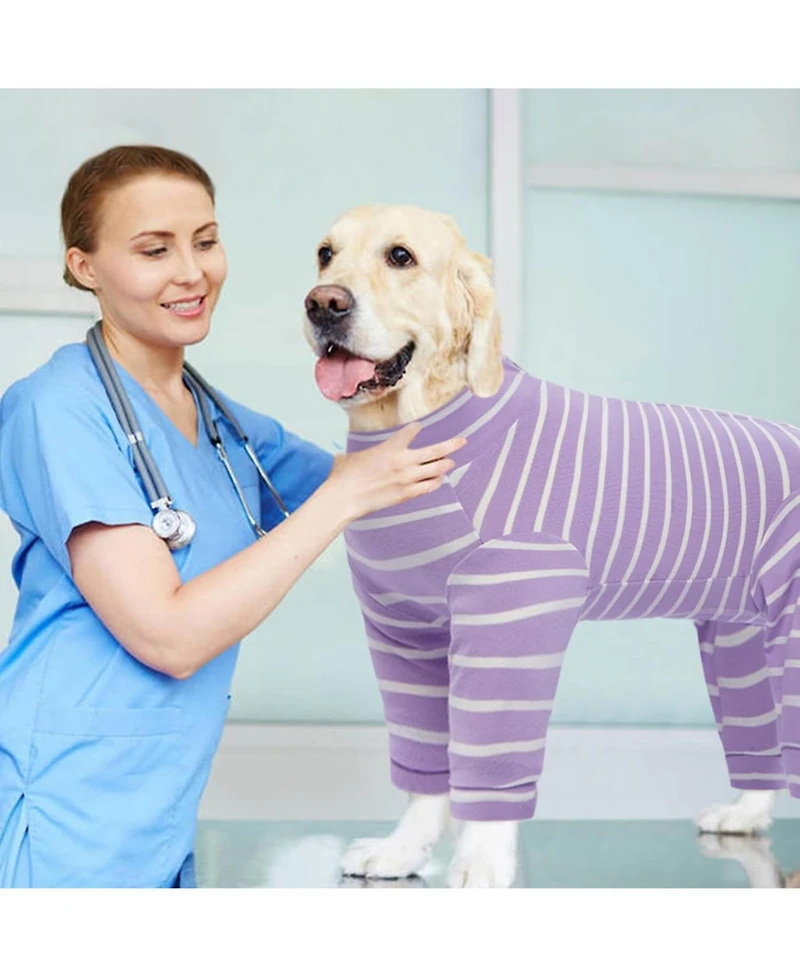 Long Sleeve Post-Surgery Recovery Suit and Onesie for Dogs