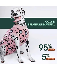 Post-Surgery Recovery Bodysuit for Dogs, Cone Alternative Onesie for Wound and Incision Protection