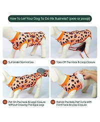 Post-Surgery Recovery Bodysuit for Dogs, Cone Alternative Onesie for Wound and Incision Protection