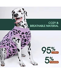 Post-Surgery Recovery Bodysuit for Dogs, Cone Alternative Onesie for Wound and Incision Protection