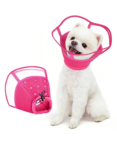 Soft Mesh and Transparent Pvc Recovery Cone Collar for Dogs