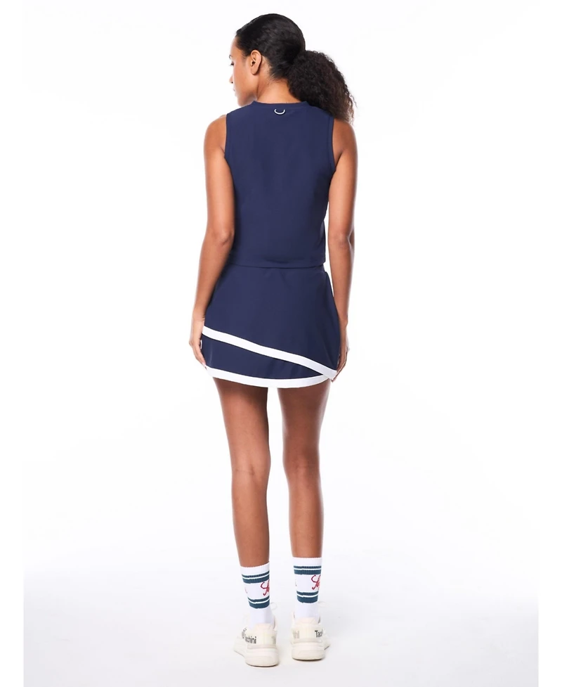 Sergio Tacchini Women's Garbo Mini High-Waisted Tennis Skort