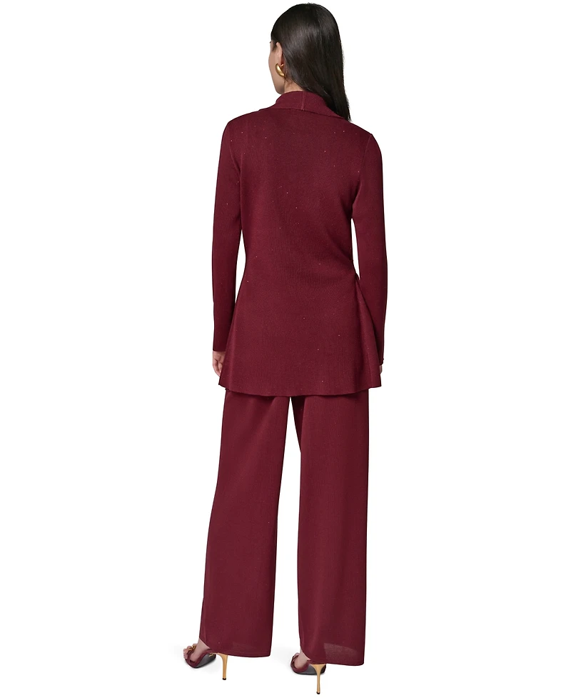 Donna Karan New York Women's Wrap Long-Sleeve Tie-Front Cardigan