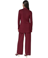 Donna Karan New York Women's Wrap Long-Sleeve Tie-Front Cardigan