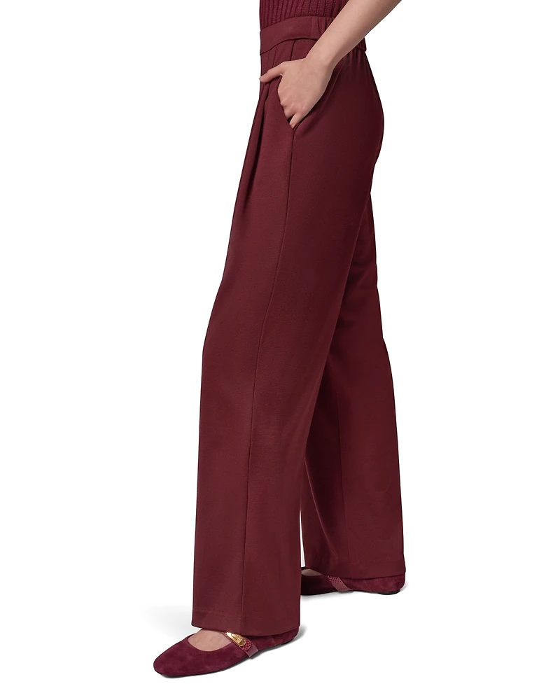 Donna Karan New York Women's Straight-Leg Pull-On High-Rise Pants