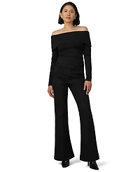 Joe's Jeans Petite The Molly Wide-Leg High-Waisted Flared