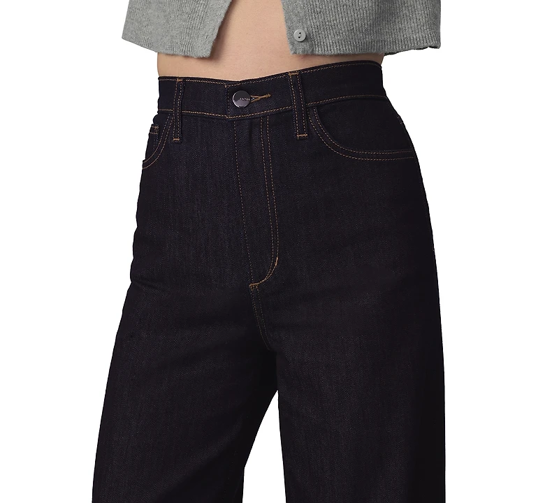 Joe's Jeans Petite Mia High-Rise Wide-Leg Stretch