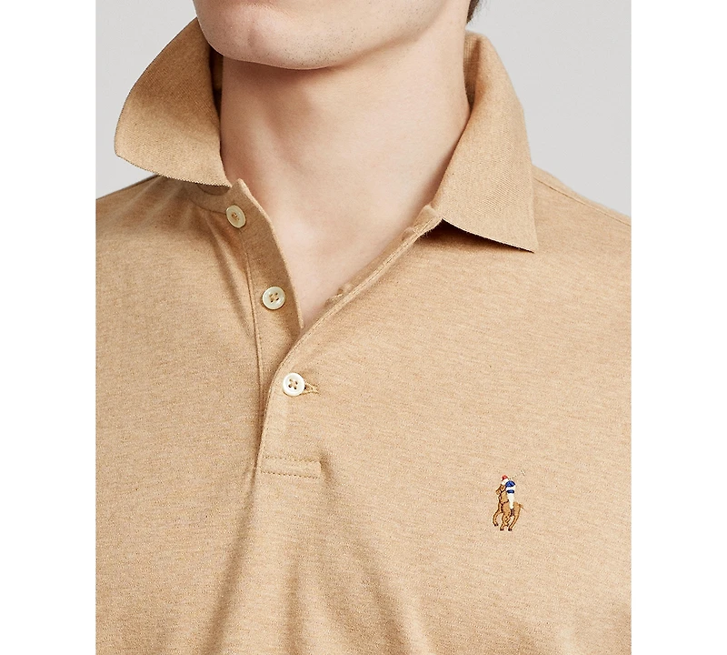 Men's Slim-Fit Soft Cotton Polo Shirt
