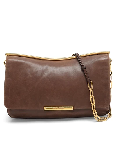 Pre-Owned Miu Miu Women's Frame Leather Chain Shoulder Bag