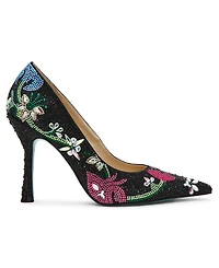 Betsey Johnson Women's Brice Rhinestone Slip-On Dress Pumps