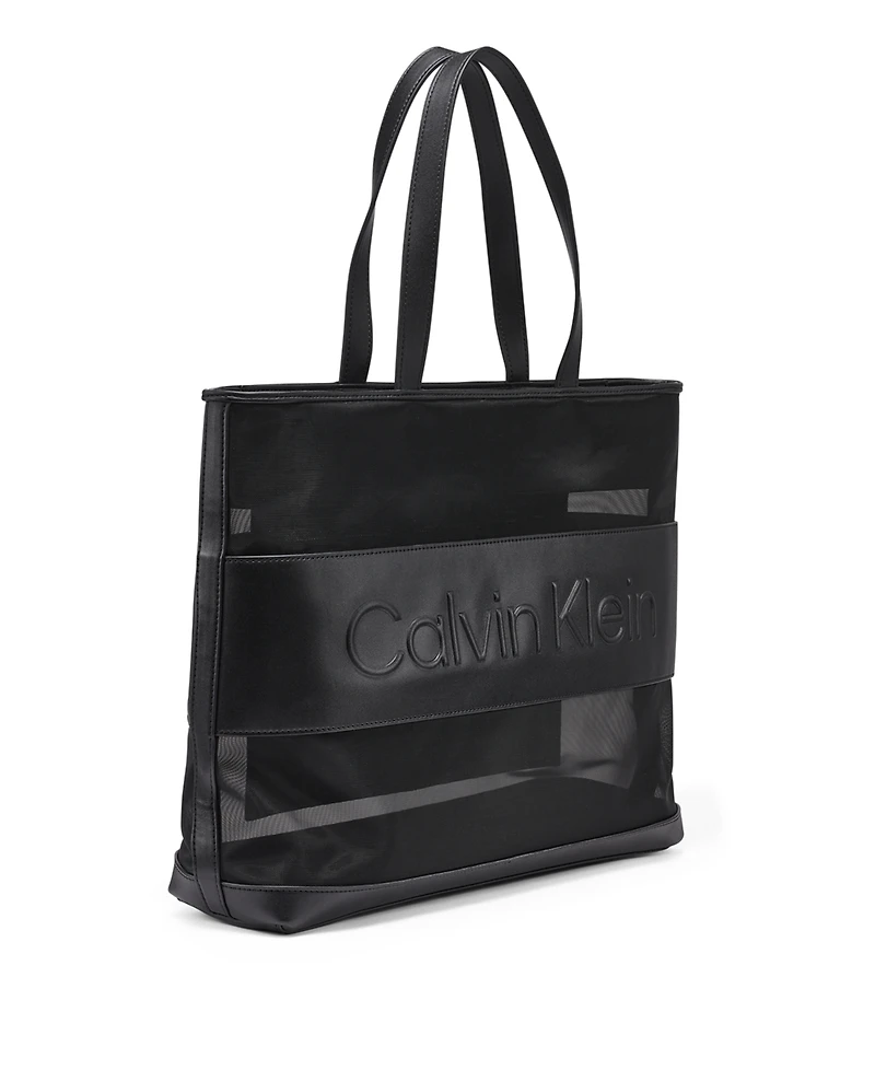 Calvin Klein Aurelia Mesh Large Tote Handbag