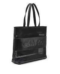 Calvin Klein Aurelia Mesh Large Tote Handbag