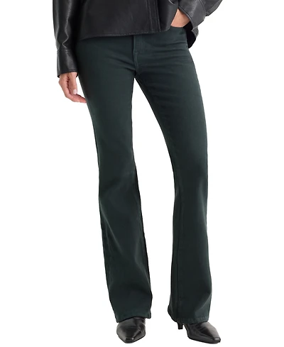Good American Women's Classic High-Rise Bootcut Gap-Proof Waistband Jeans
