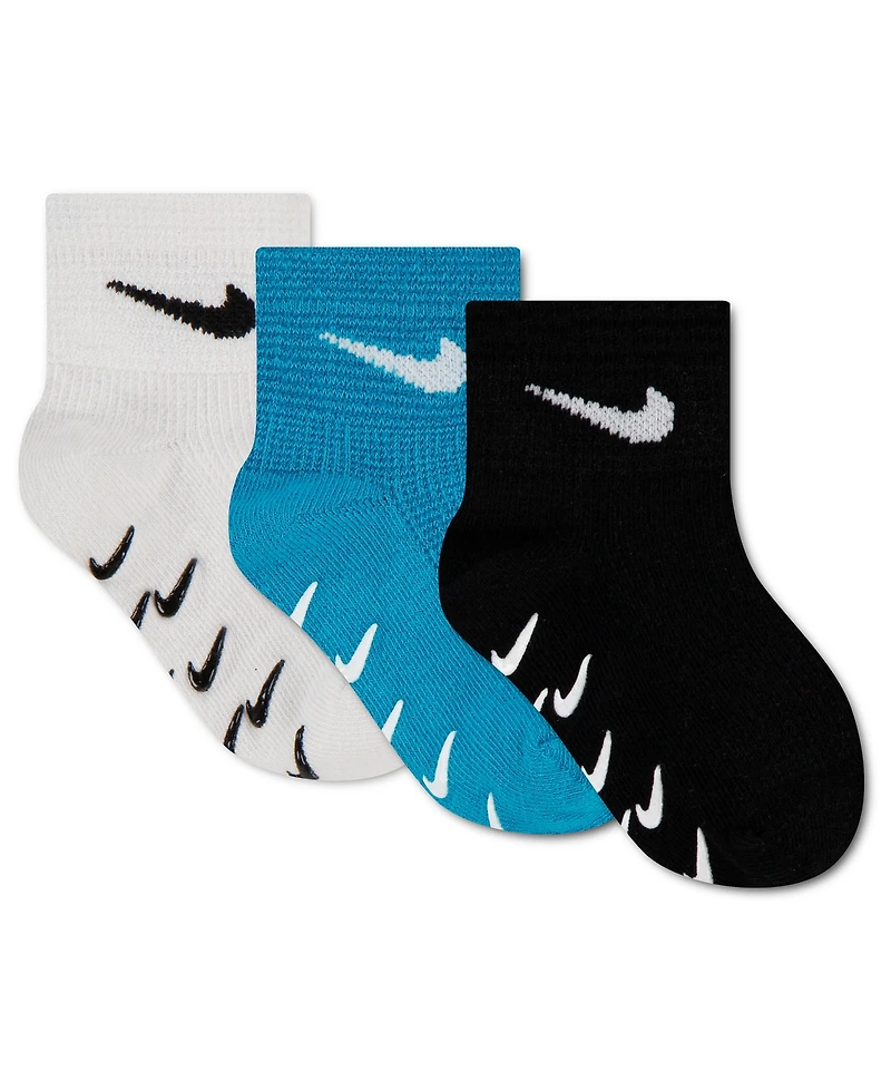 Nike Toddler Boys' 6M-4T Multisport Waffle Gripper, 3-Pack