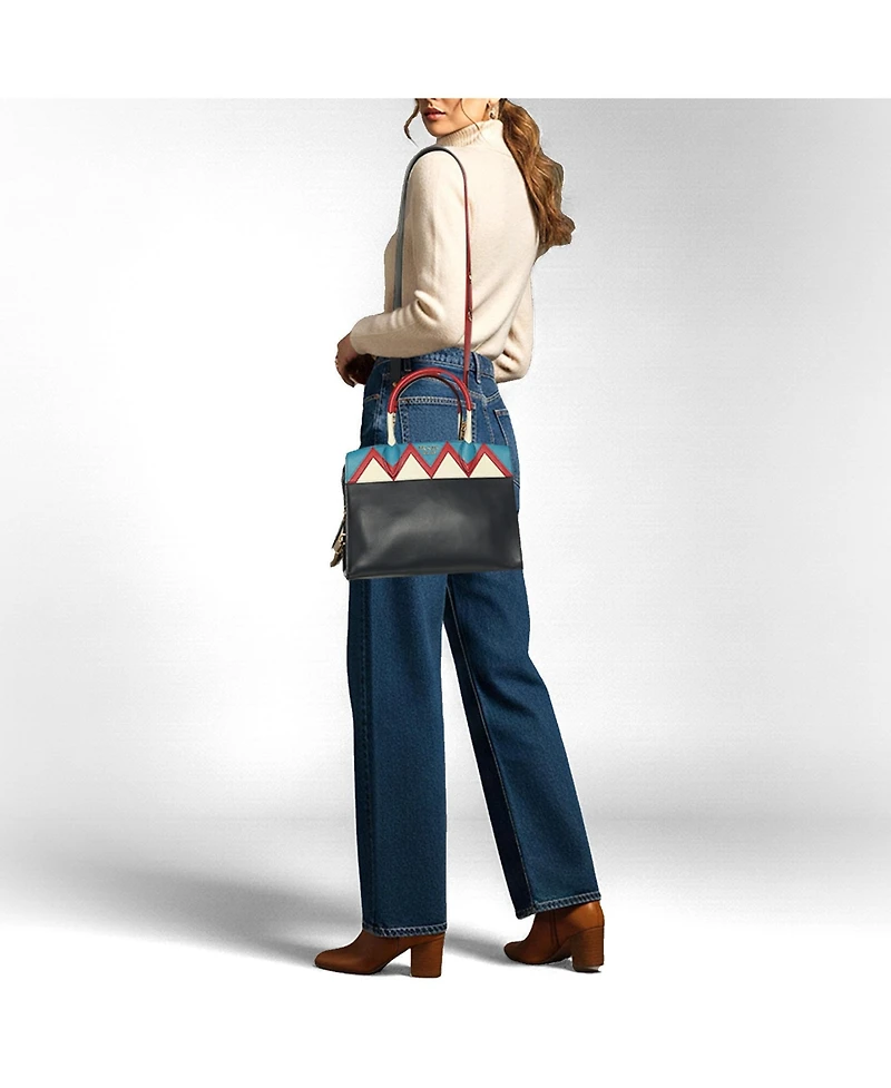 Pre-Owned Prada Esplanade Medium Leather Satchel