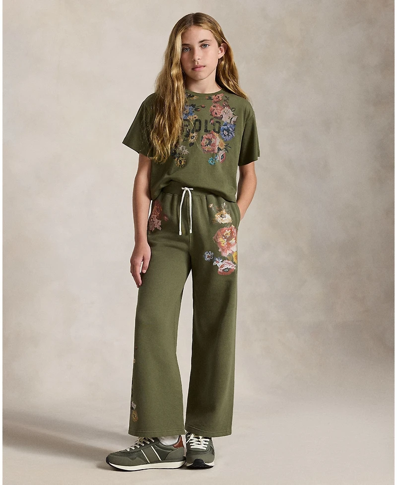 Polo Ralph Lauren Girls' 7-16 Floral Cotton Jersey Boxy T-Shirt
