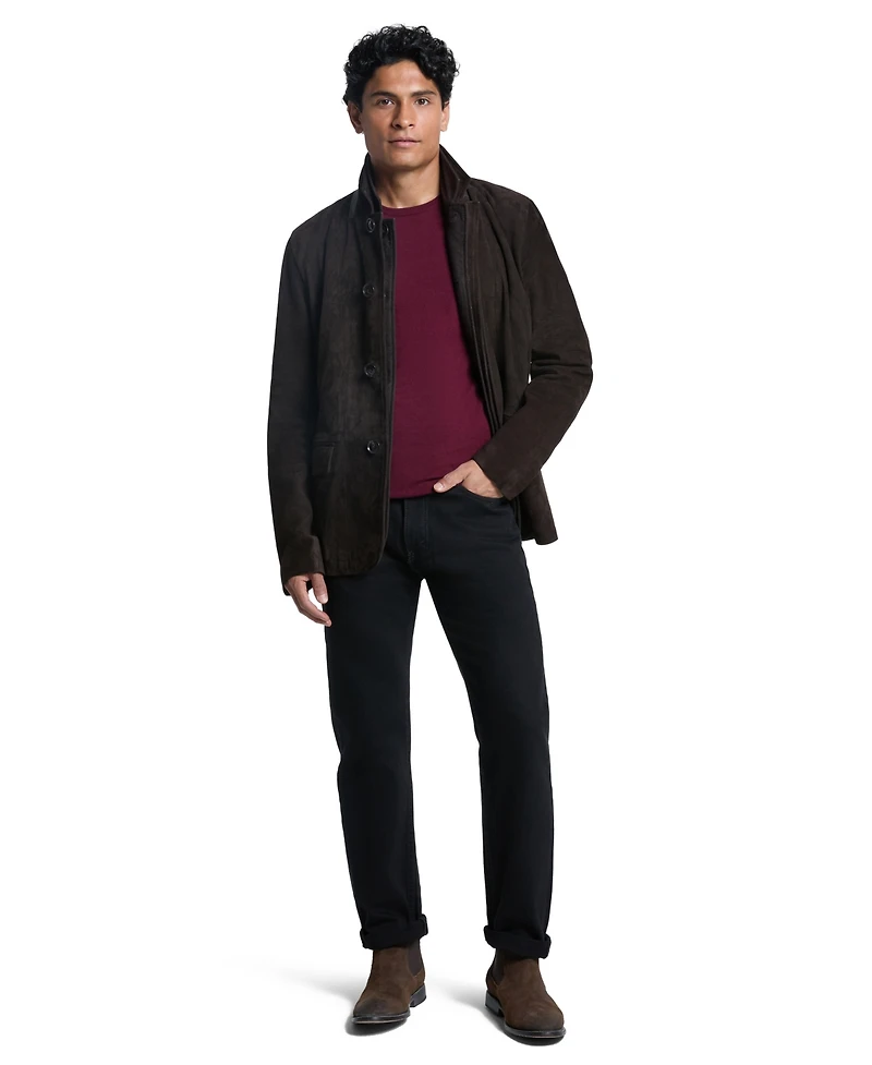 Ted by Baker Men's Suede Modern-Fit Blazer