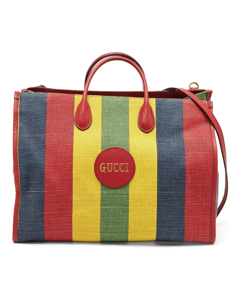 Pre-Owned Gucci Bamboo Shopper Leather Tote