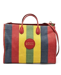 Pre-Owned Gucci Bamboo Shopper Leather Tote
