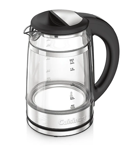 Cuisinart Clear Temp 1.7L Glass Kettle Gk-19