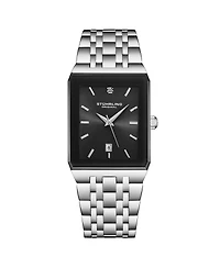 Stuhrling 4084 Modern Rectangular Bracelet Watch