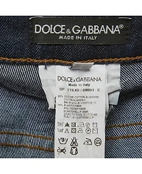 Pre-Owned Dolce & Gabbana Women's Low-Rise Dark-Rinse Skinny Jeans