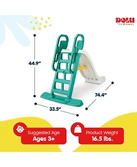 Dolu Big Splash Plastic Indoor/Outdoor Water Connection Slide, Ages 3+