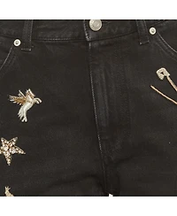 Pre-Owned Alexander Mcqueen Women's Denim Embellished Jeans