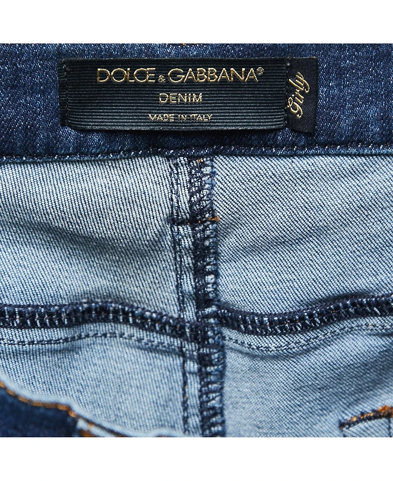 Pre-Owned Dolce & Gabbana Women's Denim Girly Skinny Jeans