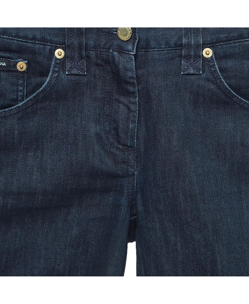 Pre-Owned Dolce & Gabbana Women's Side Stripe Denim Jeans