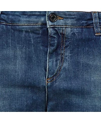 Pre-Owned Dolce & Gabbana Women's Denim Distressed Slim Fit Jeans