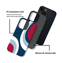 Lisen Modern Curve Dual-Layer Anti-Slip Grip Protective Phone Case Compatible with Apple iPhone 17 Pro