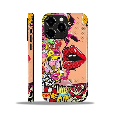 Lisen Sweet Temptation Dual-Layer Phone Case Compatible with Apple iPhone 15 Pro Max