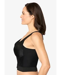 Comfort Choice Women's Easy Enhancer Wireless Longline Posture Bra