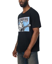 True Religion Men's Stitched Block Buddha Graphic Logo T-Shirt