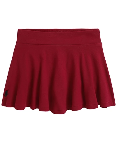 Polo Ralph Lauren Girls' 2T-6 Stretch-Mesh Pull-On Skort