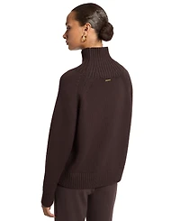 Michael Kors Women's Mock-Neck Wool Pullover Sweater