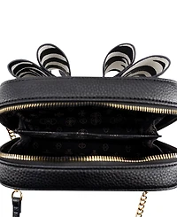 Like Dreams Zebra Bow Mini Crossbody Handbag