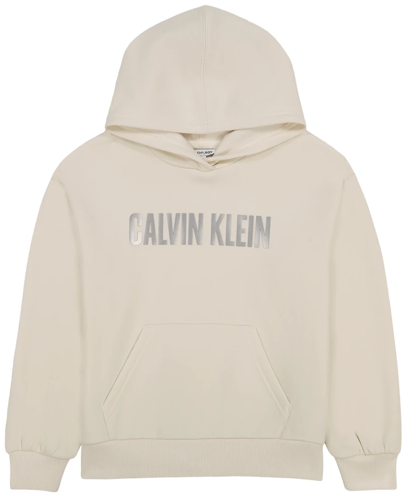 Calvin Klein Girls' 7-16 Graphic Drop-Shoulder Hoodie