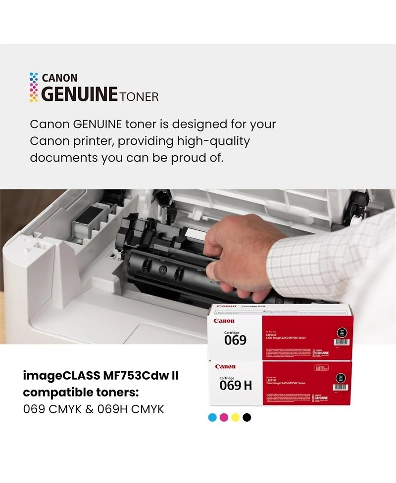 Canon imageCLASS MF753Cdw Ii Wireless Laser All-In-One Multifunction Printer