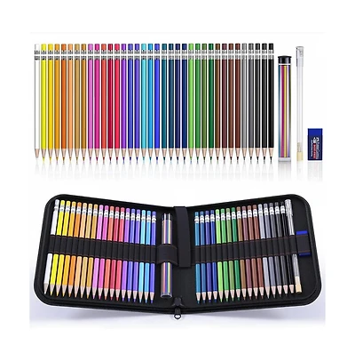 Four Candies Mechanical Colored Pencils, 36Pieces Erasable 2.6mm with Sharpener and Bag, Aesthetic Drafting Tools