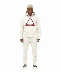 Hvman Chosen To Prevail x Cult Men's Full-Zip Double Hood Graphic Sweatshirt